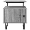 Nightstand 2 Pcs. Grey Sonoma Engineered Wood