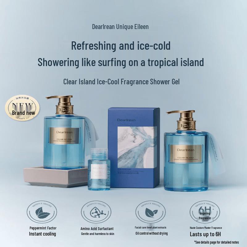 Гель для душа Irean Clear Island с ледяным ароматом
