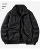 2025 Men's Autumn/Winter Plus Velvet Thick Warm Casual Workwear Jacket 2520