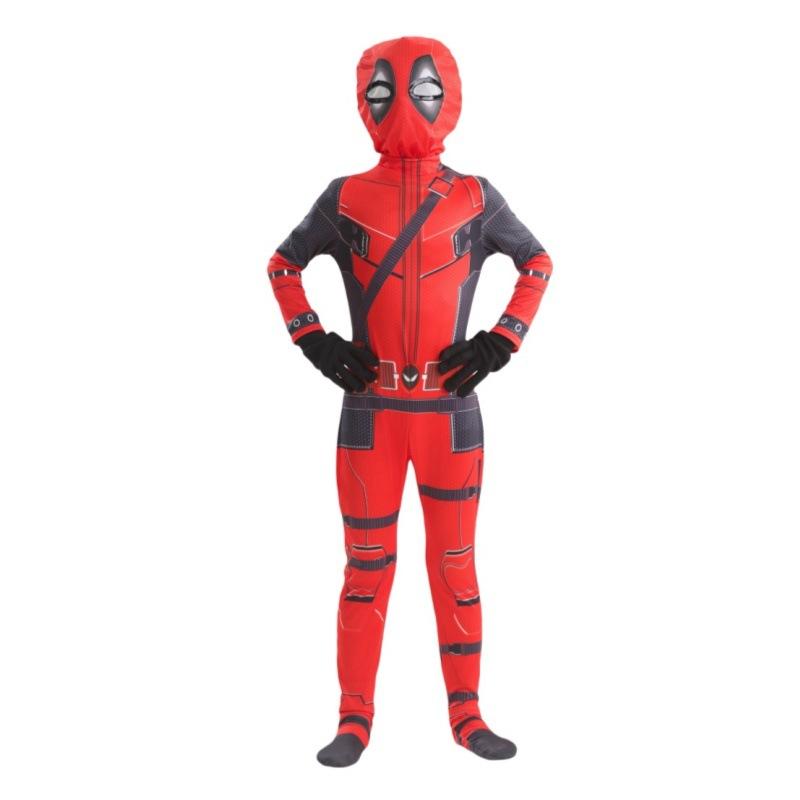 New Deadpool onesie tights children s costumes Deadpool Halloween cos costumes adult clothes 100