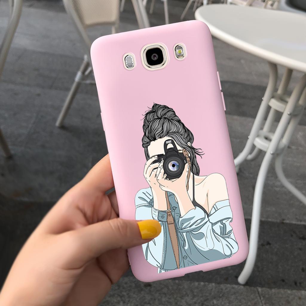 Lovely Phone Case For Samsung Galaxy J7 2016 Case Silicone Candy Cover Bumper For Samsung J7 2016 J710 J710H SM-J710F Soft Cases