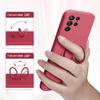 Ringhalter Magnetische Telefonhülle für Samsung Galaxy S23 Ultra S22 S21 Fe S20 S9 S10 Plus Note 20 10 Plus Flüssigsilikonhülle