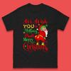 Frohe Weihnachten Frecher Weihnachtsmann Herren T-Shirt Damen Oberteile T-Shirts