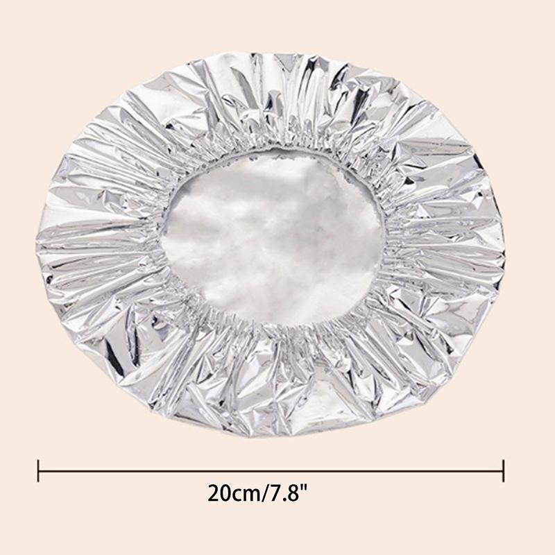 10 stk Gjenbrukbare Isolasjonsdeksler av Aluminiumsfolie - Miljøvennlige Matdeksler til Kjøkken for Oppbevaring av Skåler og Fat til Kjøkken