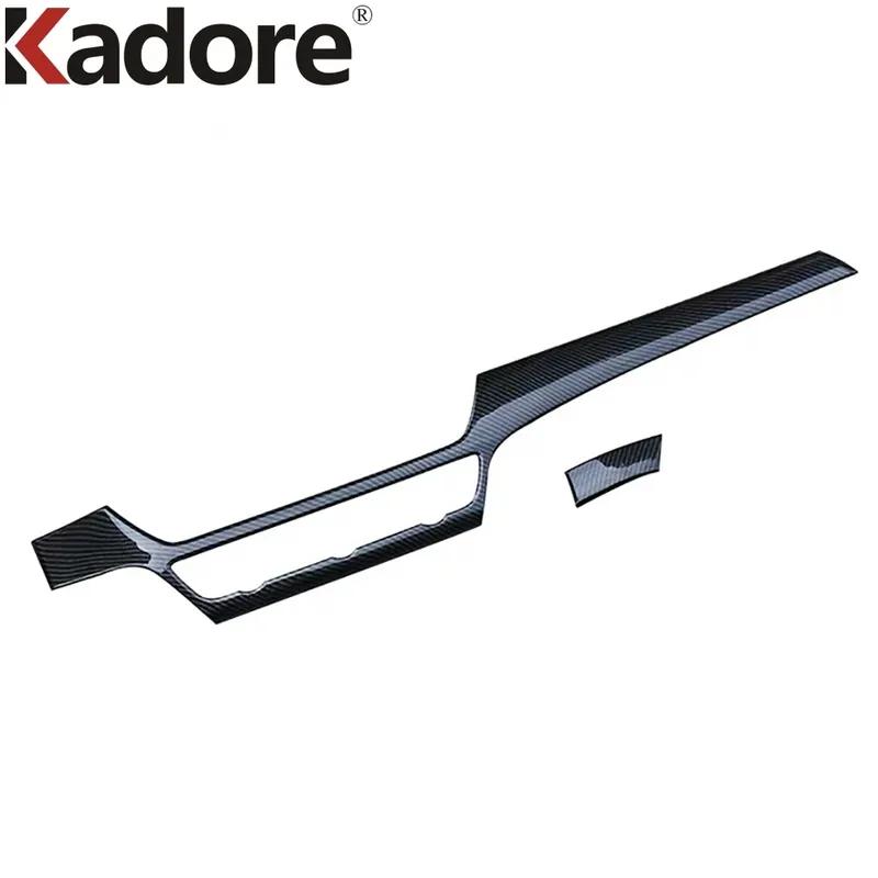 For Honda Accord 10th 2018     Carbon Fiber Interior Accessories Car Dashboard Central Control Panel Cover Trim