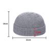 Bonnet  Hat Solid Color Women Skullcap Knitted Brimless Hat Korean Style Beanie Hats Men Docker Cap