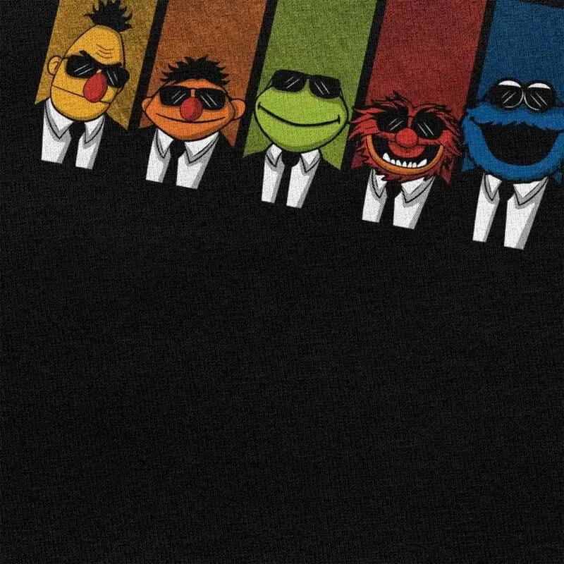 Reservoir Muppets T-shirt Erkek Kısa Kollu 2026 Yeni Yazlık Tişört Şık Anime Çizgi Film Tişört Dar Kesim Saf Pamuklu Tişörtler