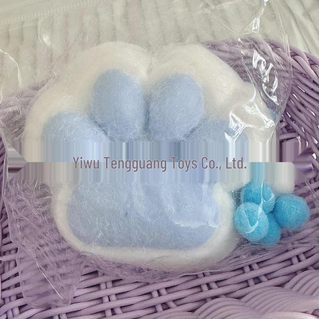 Viral Giant Plush Cat Paw Squishy Toy – Stress-Relief with a Soft, Pinchable Texture