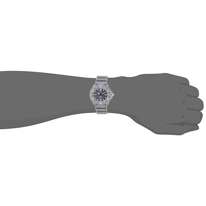 [Citizen Q&Q] Watch Analog Radio Solar Waterproof Date Urethane Band D02A-003VK Men's Gray