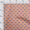 oneOone Cotton Flex Fabric Fish Block Printed Craft Fabric BTY 40 Inch Wide