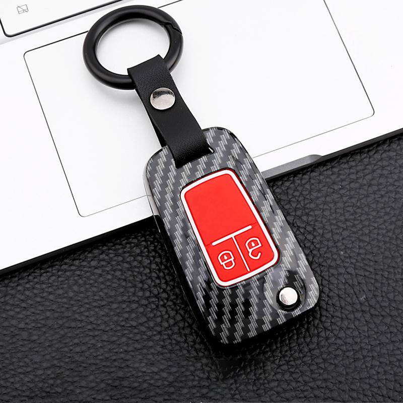 Carbon Fiber Remote Car Key Cover Case For Opel Vauxhall Mokka Astra J Corsa E Insignia Zafira C For Chevrolet Cruze 2009-2014