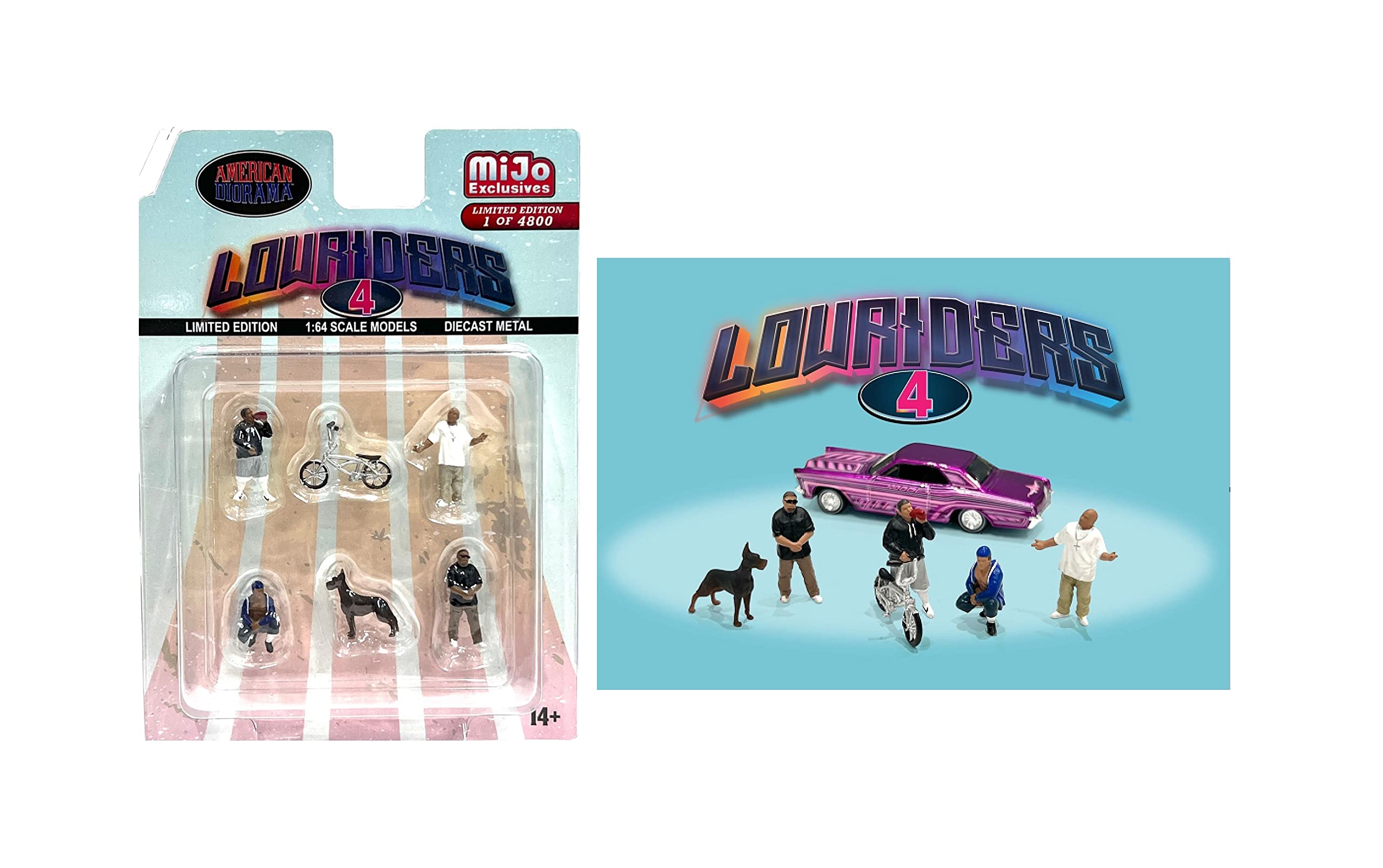 

Figure Set Lowriders 4 1/64 -