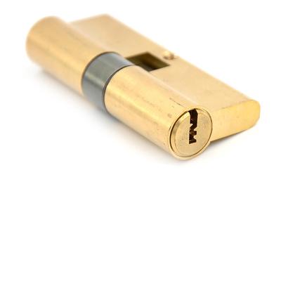 75Mm 37.5/37.5 Brass Key Cylinder Door Lock Barrel High Security Anti Snap Lock