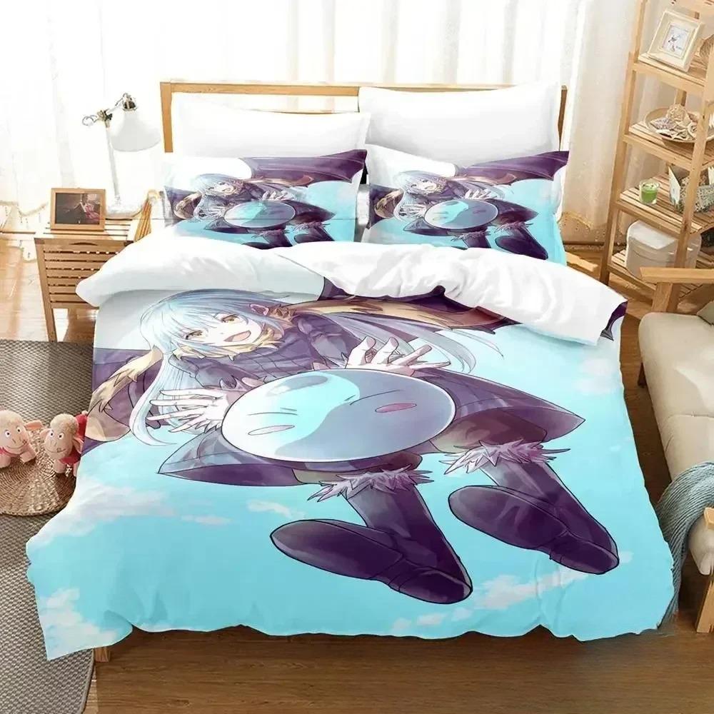 That Time I Got Reincarnated As a Slime Bedding Set Single Twin Full Queen King Size Bed Set Adult Kids 3D Print Anime Cartoon