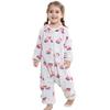 Kinderen Dieren Dinosaurus Kigurumi Kostuum Cosplay Cartoon Jumpsuit voor Kinderen Halloween Kerst Meisjes Jongens Met Capuchon Pyjama Onesie