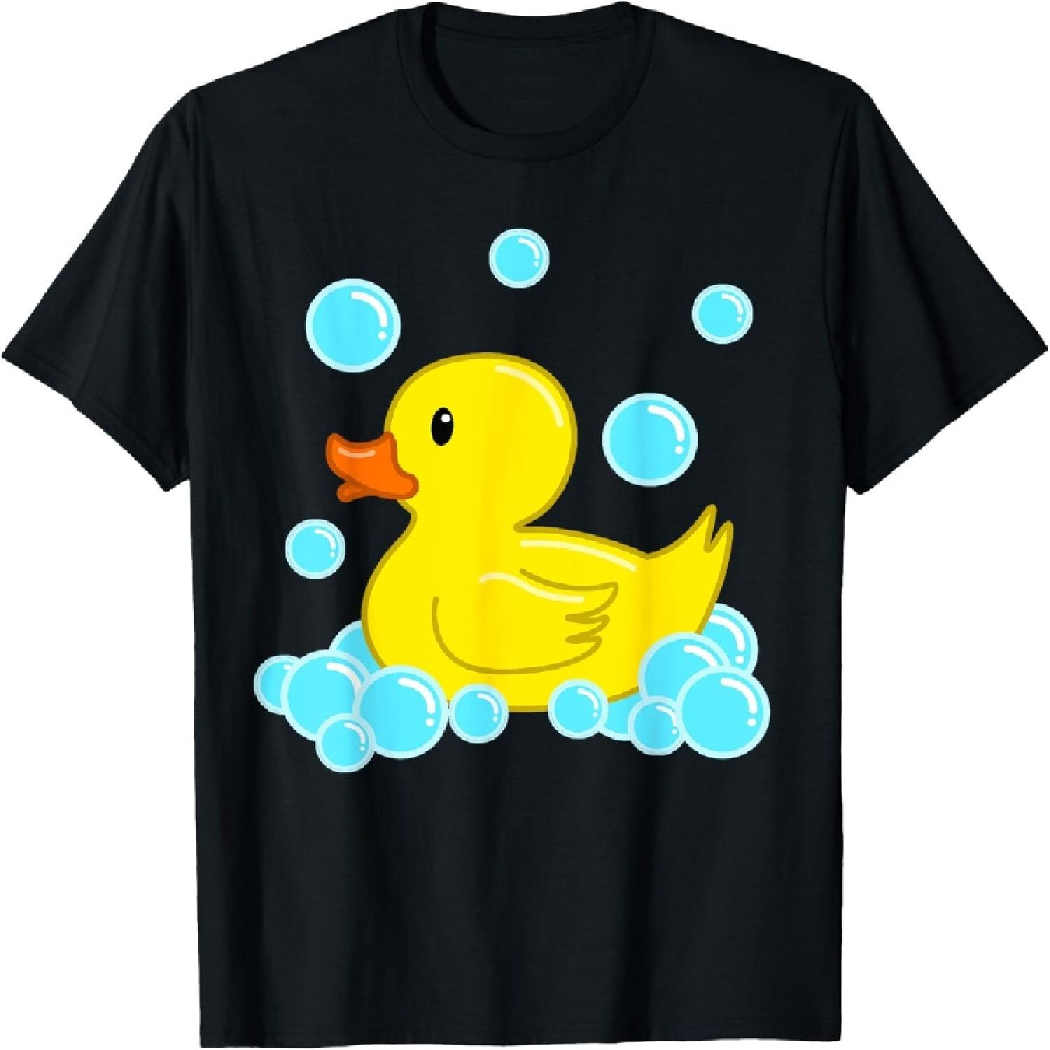 Cute Yellow Duck _ Duckie Bath Toys _ Rubber Ducky T-Shirt XXXXXL разноцветный