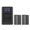 Camera Battery  r Set EN EL15 2550mAh Rechargble Battery and 2 Channel USB  r Set for  6  7 1 V1 D500 D600 D610