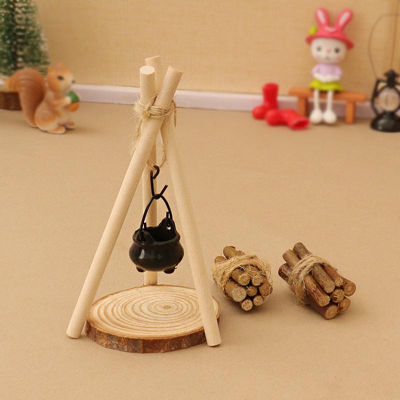 Doll House Simulation Mini Match Miniature Ceiling Furnace Model Ornaments Outdoor Scene Diy Handmade Decoration Accessories