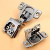 2Pcs Steel Soft Closing Cabinet Hinges Overlay Self Slow Close Door Hinges for Kitchen Cabinets Face Frame Concealed Door Damper