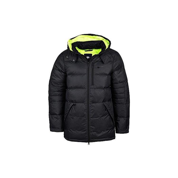 

New Nike Down Jackets Unisex Black 614684-010 M