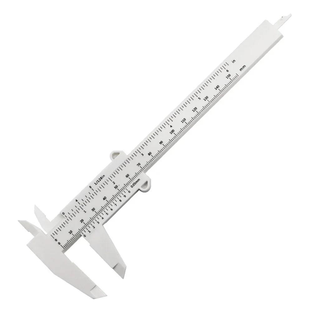 DIY Tool Vernier Calipers Double Scale Rulers Plastic Caliper Depth Diameter Measure Tool 0-150mm