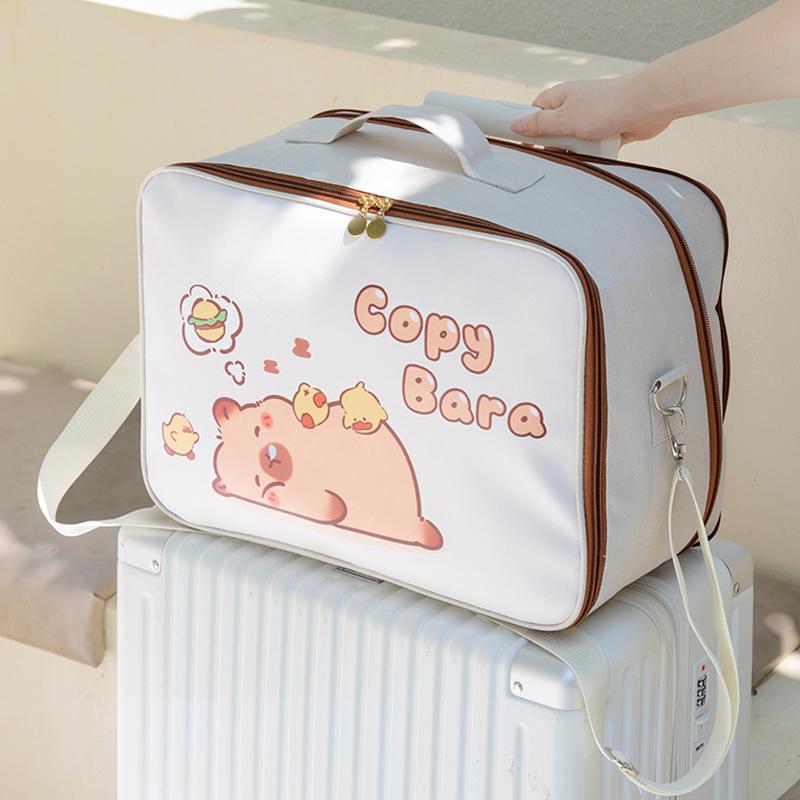 Capibala Trolley Bag Portable Waterproof Crossbody Bag Travel Small Object Storage Bag Advanced Lightweight Messenger Bag