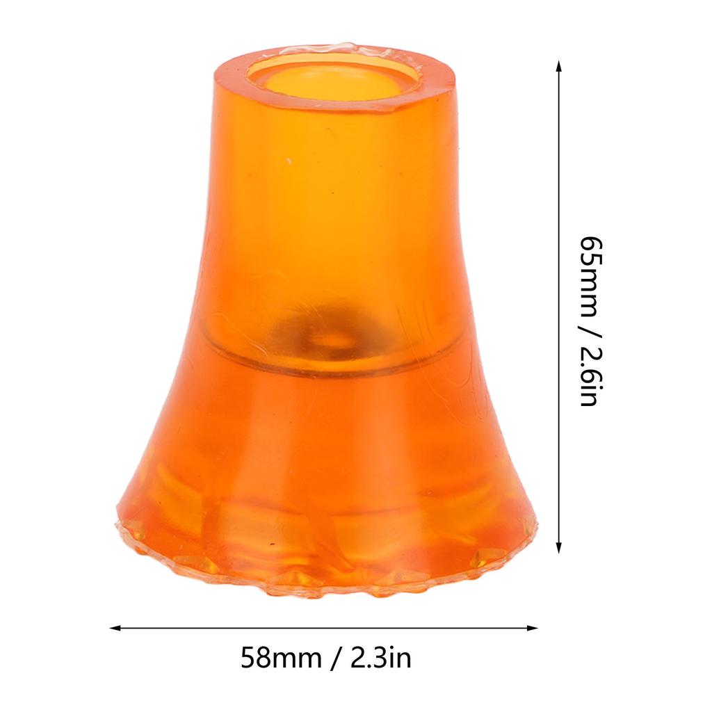 5 pièces Embouts de béquille 19 mm Antidérapants Caoutchouc Souple Épais Embouts de Rechange pour Canne de Marche