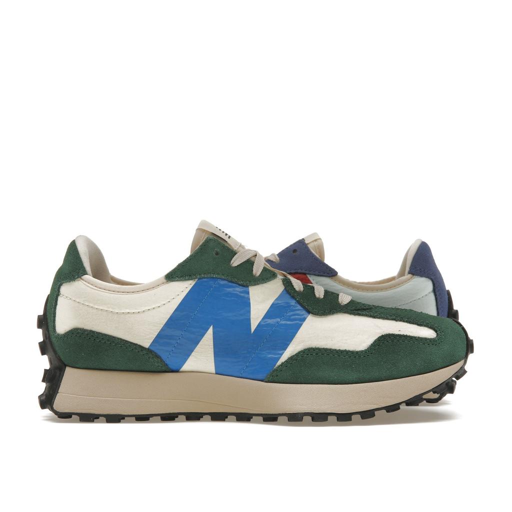 New Balance 327 Vintage Worn Pack - Forest Green Serene Blue Unisex Sneakers Multi-Color MS327VB