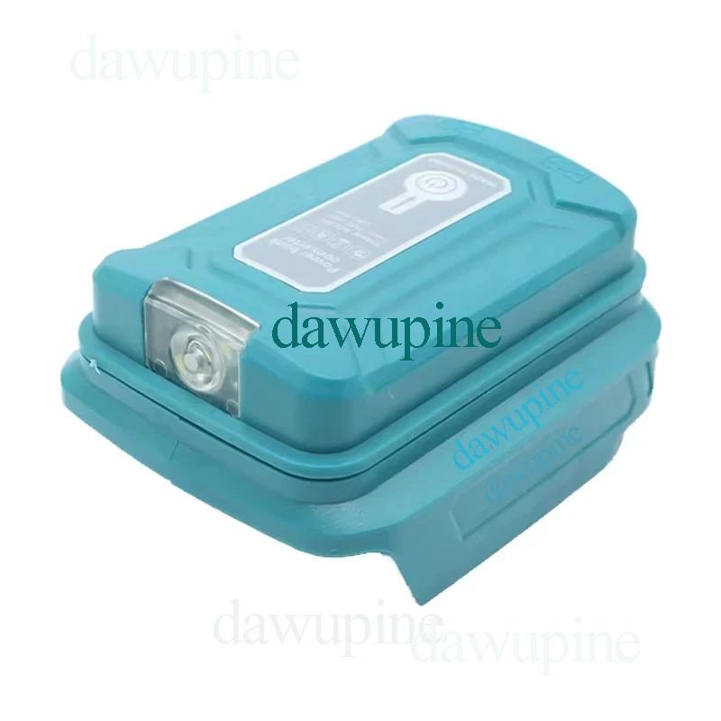 Li-ion Battery Case Adapter For Makita 18V Dual USB Ports Power Bank Phone Charger LED Working Light Converter Lamp Flashlight