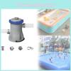 Inflatable Pool Filter Cartridge For Large Swimming Pools With Pump And
