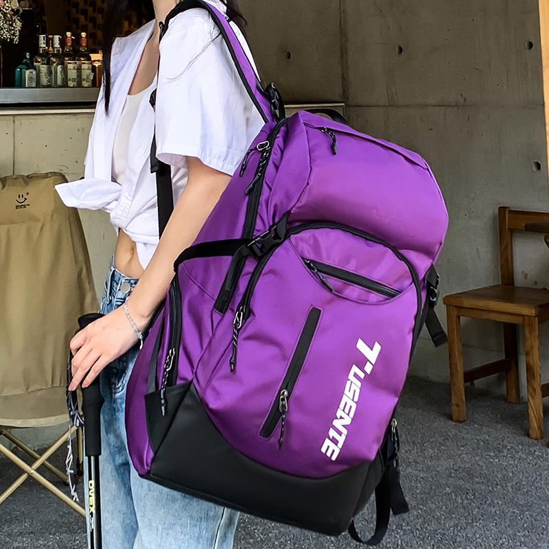 Large capacity fashion trend backpack multi-pocket niche high-end multi-function travel men's high-value backpack