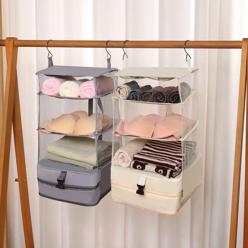 Travel Storage Bag Dormitory Wardrobe Hanging Multi Functional Storage Artifact Clothing Underwear Socks Storage Compression Bag