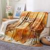 Owl Print Flannel Blanket, High Quality Comfortable for All Seasons, Home Decor, Warmth and Comfort, Perfect for Christmas Gifts