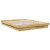 VidaXL Bed Frames Without Mattress 135x190 Cm Solid Oak Wood 3315736