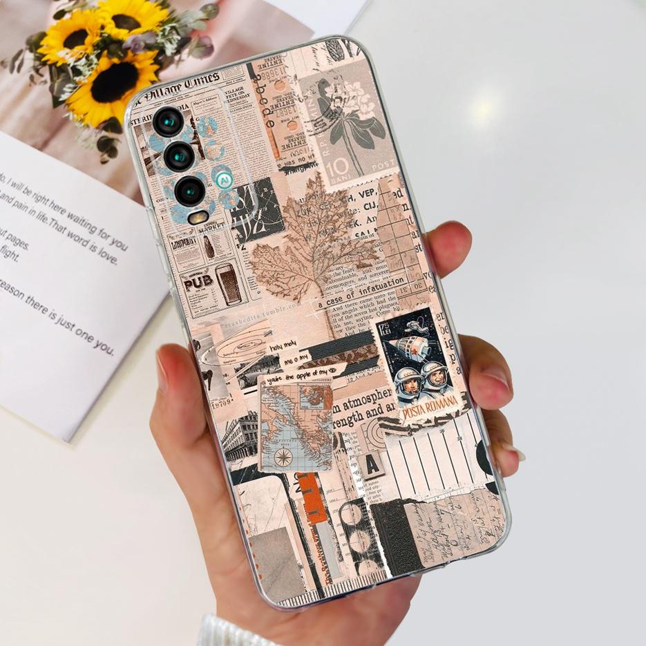 For Xiaomi Redmi 9T Case Cute Fashion Painted Cover Clear Silicone Soft Slim Phone Case For Xiaomi Redmi 9T Redmi9T Fundas Coque
