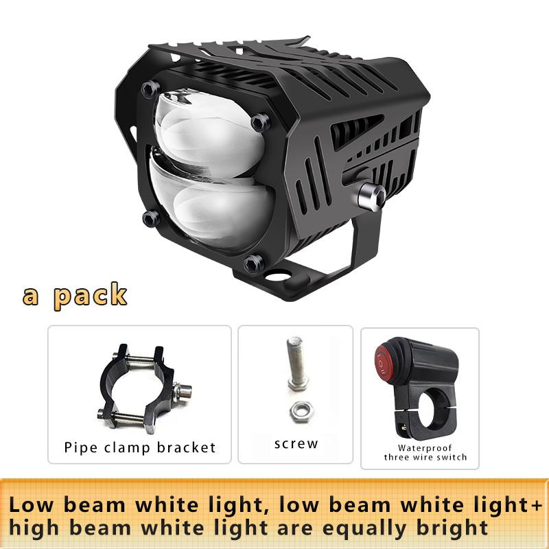 

Мотоциклетный рабочий свет Белый Дальний Ближний свет Вспомогательная фара Светодиодные фары головного света для Мото Внедорожника Квадроцикла 4X4 Внедорожный Универсальный 12В 1PCS GJ белый