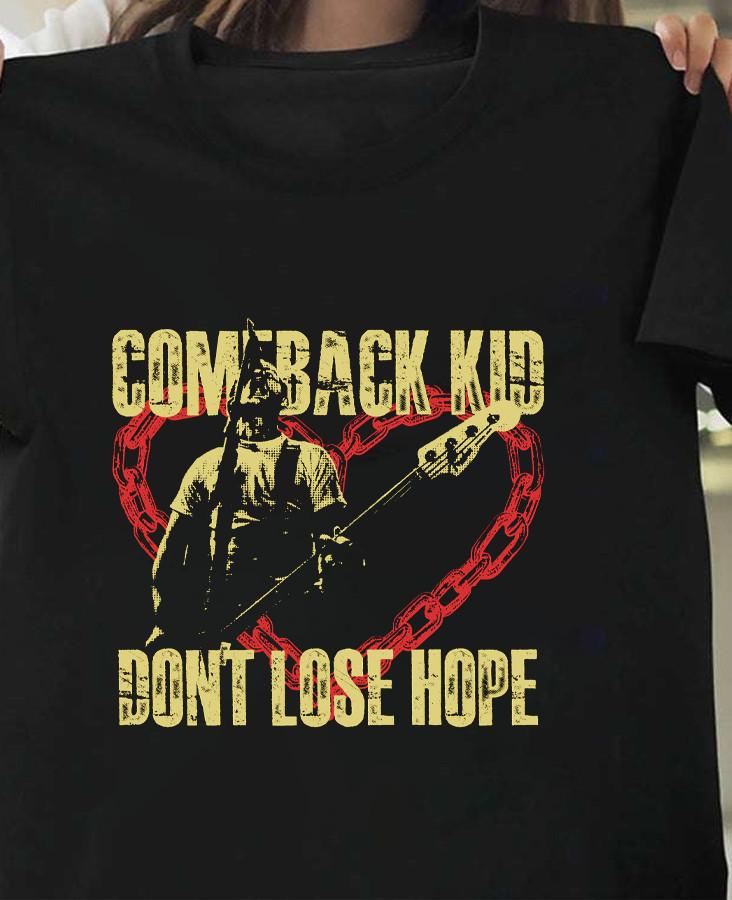HOT! Comeback Kid Black Cotton All size S-5XL unisex T-shirt OM659 Unisex T-Shirt XXL
