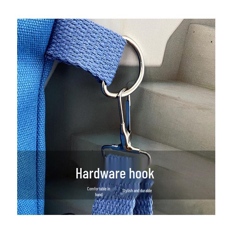 Wszechstronna damska torba płócienna - Plecak i torba o dużej pojemności dla studentek