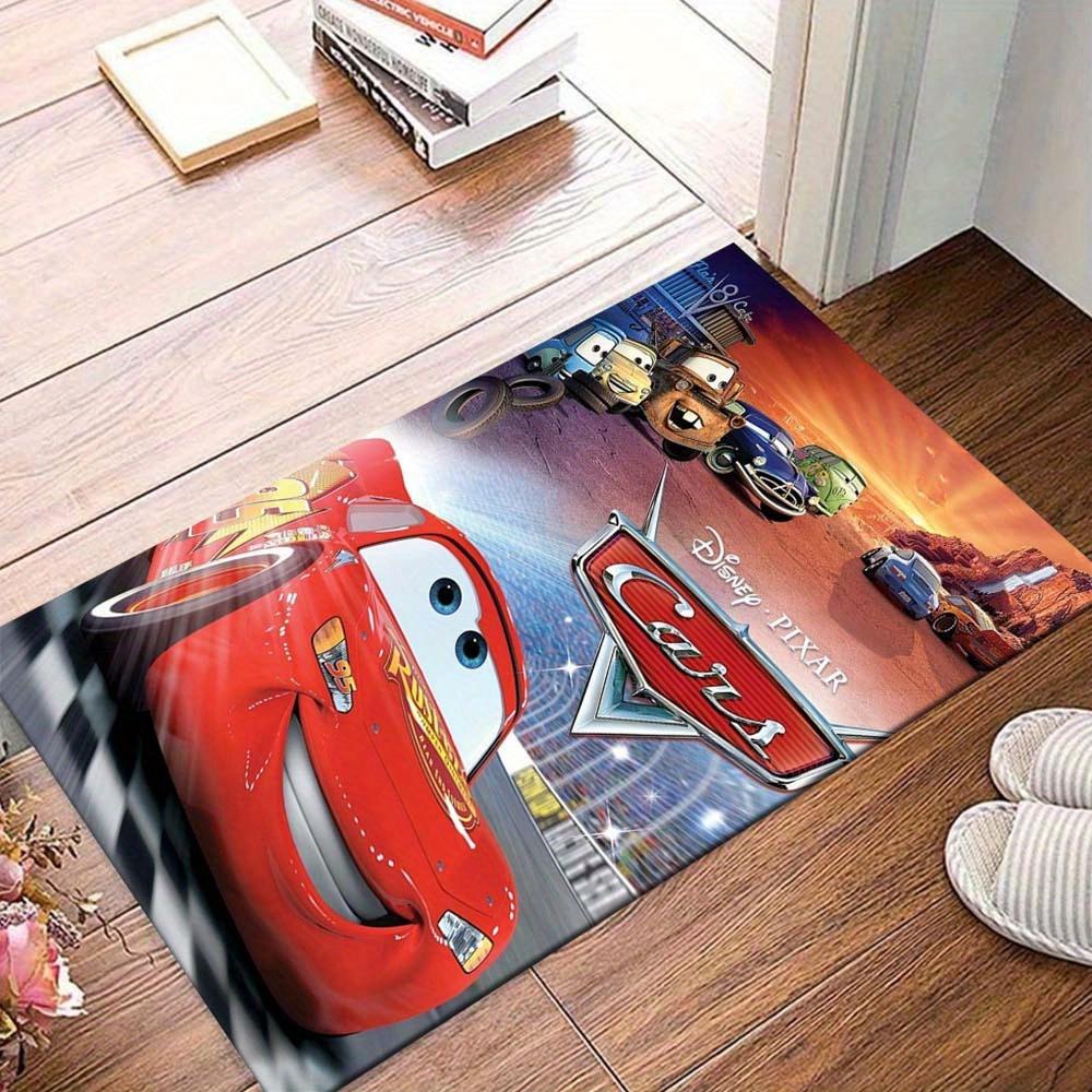 

1pc Lightning McQueen Rug - Non-Slip, Machine Washable Polyester Carpet for Living Room, Bedroom, Bathroom & Laundry - Comfortable Home Decor Christma 60cm by 90cm