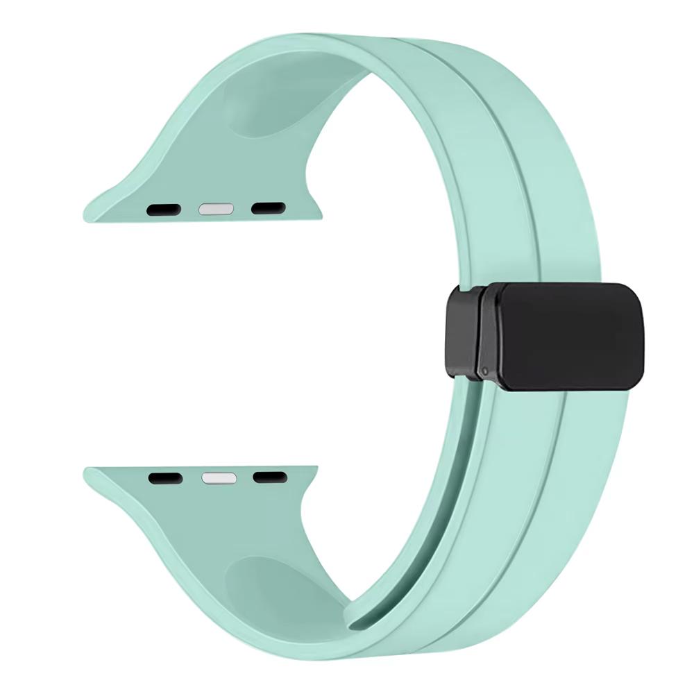 Silicone Strap For Apple watch 11 Band 46mm 45mm 44mm 41mm 49mm 42mm Magnetic Bracelet correa iWatch Series 9 8 10 7 SE 6 Ultra