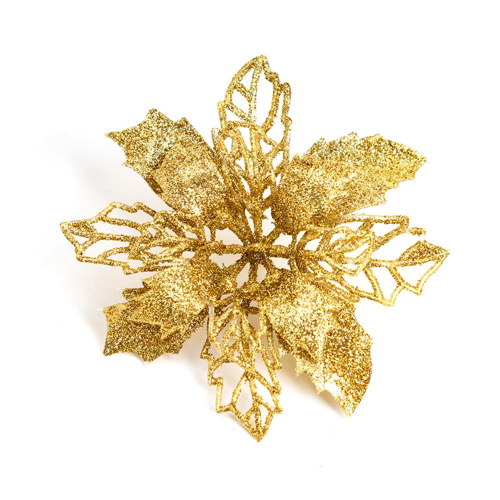 10Pcs Artificial Flowers 11/16CM Fake Flower For Home Decor Party Supplies Christmas Decoration Ornaments Garland Accessories