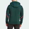 adidas Manchester United Designed For Gameday Full-Zip Hoodie Green Night Men Streetwear IK8786
