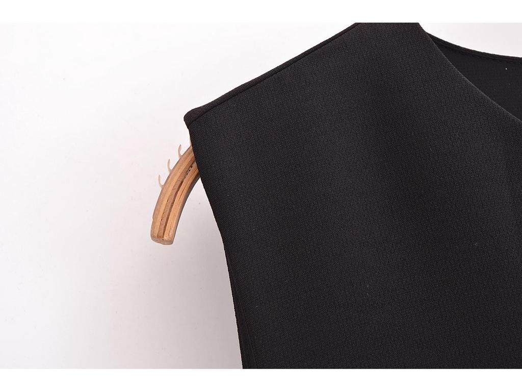 2025 Spring Women's European & American Sleeveless Round Neck Jumpsuit