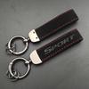 2024 Suede Leather Man Women Luxury Car Keychain For Toyota Corrolla Yaris Chr Land Cruiser Hilux Sport Keychain Accessories
