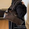 Large-capacity bag women's 2025 new autumn and winter light luxury niche high-end retro shoulder bag commuter tote bag