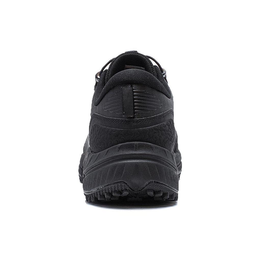Li Ning Slip Resistant Low top Water Repellent Technology Running Shoes Men's Black ARNT009-1