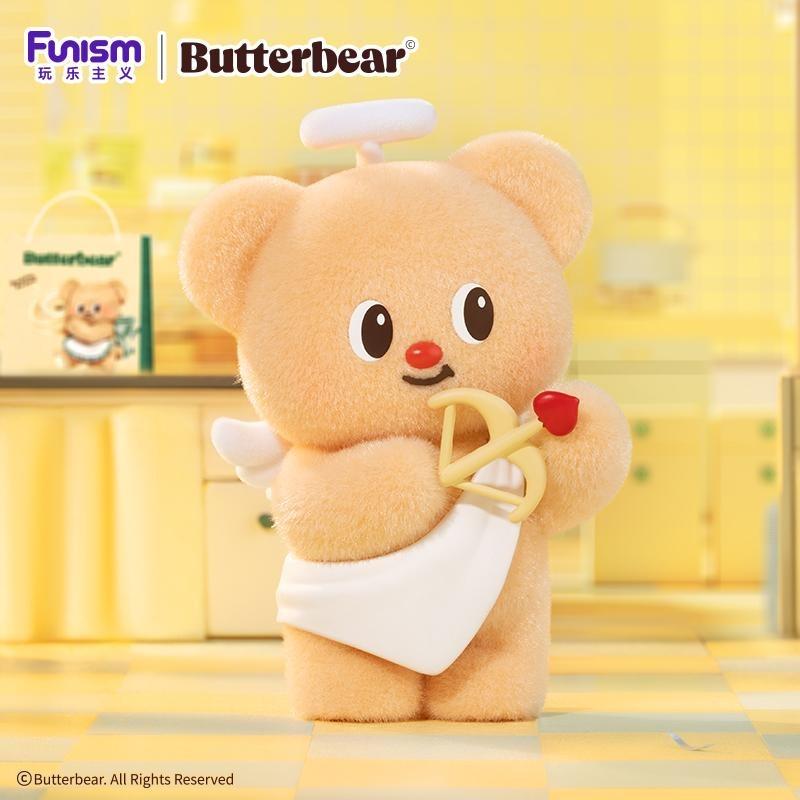 FUNISM Genuine ButterBear Blind Box on Business Days Cute Decorative Items Happy Operating Full of Love Baking Master Figurines