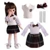 Changing Clothes 30cm Doll Uniform Casual Wear BJD Doll Outfit 1/6 Dolls Clothes  DIY Toys