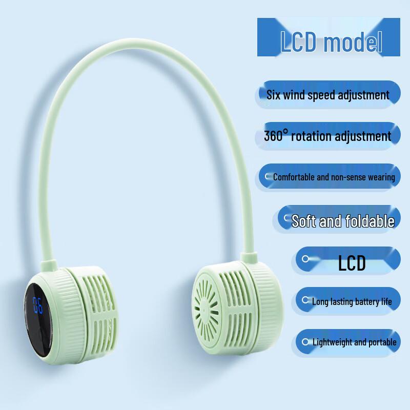 UD Portable Foldable Neck Fan Standard