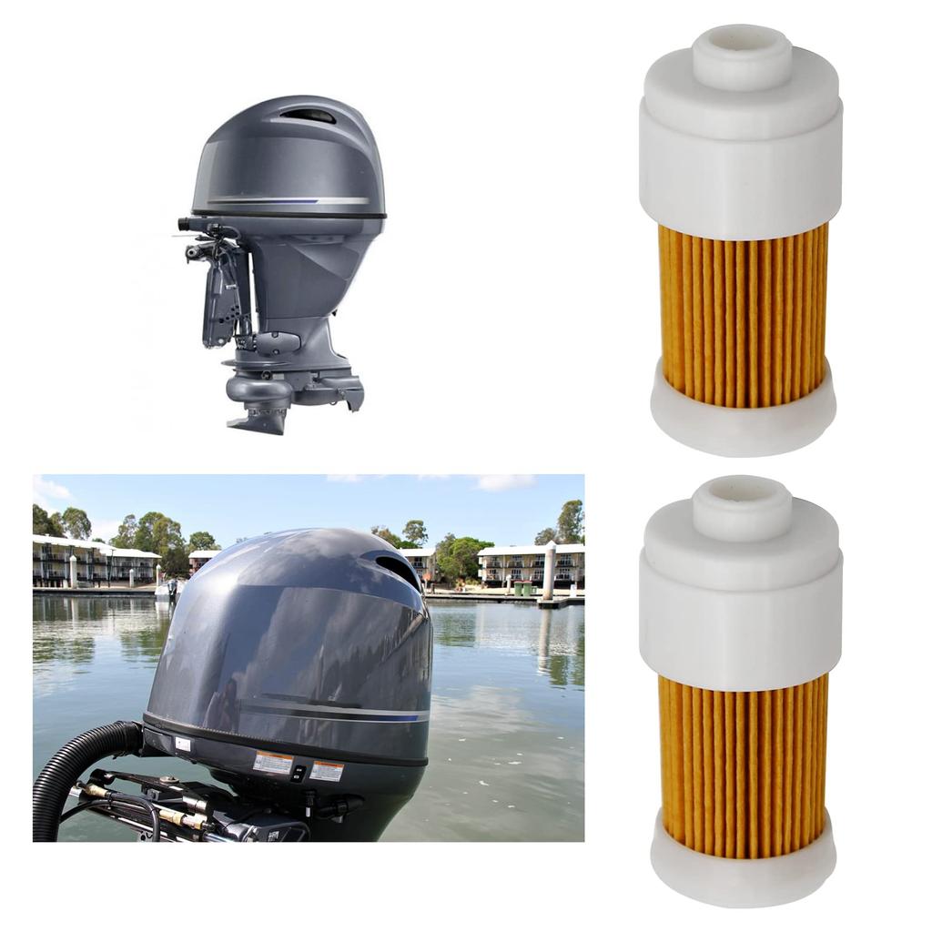150-175-200-225-250-300 Fuel Filter Element Outboard Replacement for Yamaha 68F-24563-10-00 2 Pack
